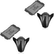 2x Set: Radiator Cover compatible with Kawasaki Z 900 17-19 KG1 + Passenger Seat cowl