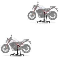 2x Central Stand compatible with Honda Hornet 750 23-25 black Paddock Stand ConStands Power-Evo