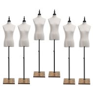 6x mannequin height adjustable Divit BK2189 dressmaker's dummy mannequin white Home