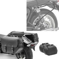 Saddlebags Kentucky 30Ltr + saddlebag holder suitable for Triumph Bonneville T120/T100 16-24