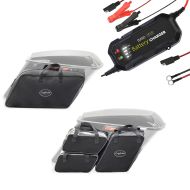 Battery charger 1,500mA + case inner bags suitable for Harley Davidson Touring 08-24