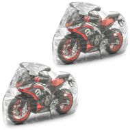 2x Motorbike Cover Moto Guard XL Cover Transparent