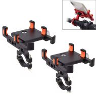 2x Motorbike Smartphone Holder for Handlebar Tourtecs PH2 Mobile Phone Holder Aluminium Mount