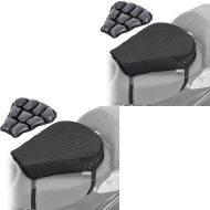 2x Motorbike Mesh Air cushion Tourtecs Air M LA1 Comfort seat cushion in black