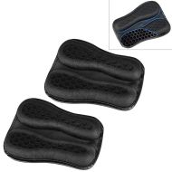 2x Motorbike Gel TPE Seat Cushion Tourtecs AC3 Comfort Seat Pad black foldable