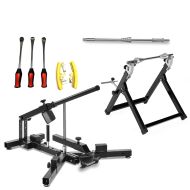 Tire changer set with balancing stand, mounting tool, adapter/balancing adapter ConStands black suitable for scooters/pit bikes ConStands AA6 15mm