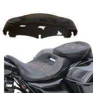 Set: Sitzbank für Harley Touring 09-21 RH3 or + Windschild 7" für Harley-Davidson Electra-Street Glide 14-20 braun_1