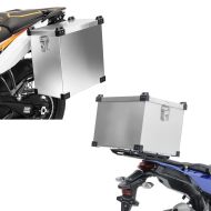 Set: Alu Topcase Namib 45 Liter Alukoffer Aluminium + Alu Seitenkoffer Namib 35Ltr Alukoffer_1