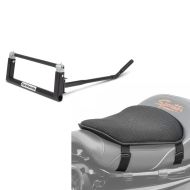 Set: Chopper zentralheber. Custom Bike-Heber schwarz + Gel Sitzkissen M Tourtecs Universal Komfortkissen schwarz_1