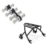 Set: Gepäckträger Solo Rack für Harley Sportster 04-20 + Docking Kit für Harley Sportster 2004-2020_1