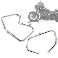 Set Engine Guard TR1 + Saddlebag Guard compatible for Harley Davidson Touring 97-08 Craftride chrome