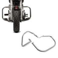 Set: Sturzbügel für Harley Davidson Softail 00-17 ST2 chrom + Satteltaschen Schutzbügel für Harley Davidson Softail 00-17 chrom_1