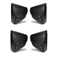 2 x Motorcycle Saddlebags Pair for Custom Bikes Indiana black Craftride Discount Set