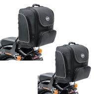 2x Sissybar Tasche Craftride TM4 Hecktasche 39-49 Liter schwarz Spar-Set_1
