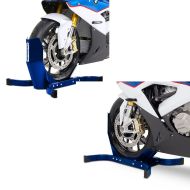 2x Vorderradhalterung ConStands Easy-Plus Motorradständer bis 21 Zoll blau Spar-Set_1