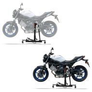 2x Central Stand compatible with Suzuki SV 650 / X 16-24 Paddock Stand Power-Evo Discount Set