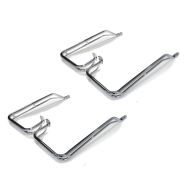 2x Satteltaschen Schutzbügel für Harley Davidson Road King 09-13 Craftride chrom Spar-Set_1
