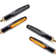 2x Lauflicht Blinker für Kawasaki Z 650 / 400 / 300 Lumitecs KP6 LED Spar-Set_1