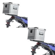 2x Alu Topcase Bagtecs Gobi 36 Liter Alukoffer Aluminium Spar-Set_1