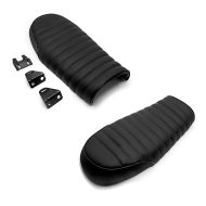 2x Sitzbank für Cafe-Racer oder Scrambler Umbau Craftride Flat schwarz Spar-Set_1