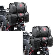 2x Motorcycle tail bag set Bagtecs SX70 + XF40 Waterproof Duffle Bag Rear Seat 110L Discount Set