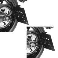 2x Kennzeichenhalter seitlich M für Kawasaki Vulcan S / Café 15-21 schwarz Craftride Spar-Set_1