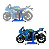 2x Zentralständer Suzuki GSX-R 1000 17-21 blau Motorradheber ConStands Power-Classic Spar-Set_1