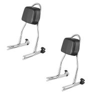 2x Sissy Bar detachable fits for Harley Davidson Softail 2000-2006 Craftride ST1 chrome Set Discount