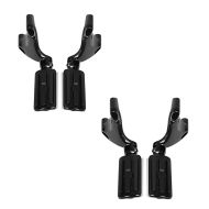 2x Sozius Fussrasten Set mit Halter für Harley Sportster 883 Iron 09-13 BL1 Craftride Spar-Set_1