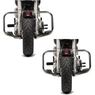 2x Sturzbügel für Harley Davidson Softail Deluxe 05-17 Craftride ST2 chrom Spar-Set_1