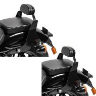 2x Sissybar Harley Sportster Forty-Eight 48 10-20 Craftride Fast Driver-XS schwarz Spar-Set_1