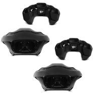 2x Front Fairing Inner and Outer fits for Harley Davidson Road Glide/ Custom 98-13 black Craftride Set Discount