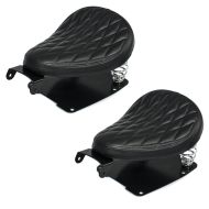 2x Solo-Federsattel Kit KB09 für Harley Davidson Dyna Modelle 96-17 mit Fass-Federn Craftride Spar-Set_1