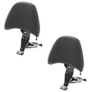 2x Fahrer Sissybar für Honda Goldwing GL 1800 18-20 Rückenlehne Craftride schwarz Spar-Set_1