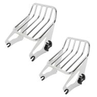 2x Luggage Rack W1 Detachable fits for Harley Davidson Touring Models 09-24 chrome Craftride Set Discount