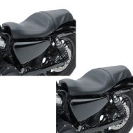 2x Doppel Sitzbank für Harley Davidson Sportster 04-20 Sitz Fahrer Beifahrer BL Craftride Spar-Set_1