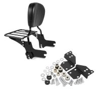 Set: Sissybar Harley Electra-Street-Road Glide, Road King 97-08 M + Anbausatz Docking Hardware Kit für Harley Touring 97-08_1