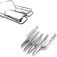 Set: Saddlebag Support Twin Rail fits for Harley Davidson Touring 97-08 rear guard Craftride + Luggage rack fits for Harley Davidson Electra-Street Glide -08, Road King chrome Craftride