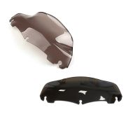Set: Windschild Harley Electra Street Glide 14-21 Wave braun + Windschild 7" für Harley- Electra-Street Glide 14-20 braun_1