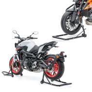 Set: Montageständer Set vorne hinten ST4 Motorradständer Schwarz + Lenkkopfständer Vario 5 PIN Lenkkopf Montageständer_1