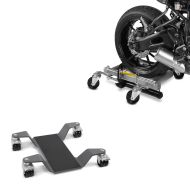 Set: Dolly Mover Heavy Duty silver + Shunting aid for main stands up to 400 kg Mover