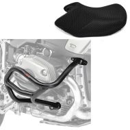 Set: Sturzbügel L für BMW R 1200 GS 04-12 Motoguard Schutzbügel + Sitzbank Bezug BMW R 1200 GS 04-12 Tourtecs Cool-Dry Mesh Ready_1