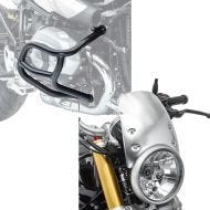 Set: Sturzbügel für BMW R NineT 14-21 Motoguard Schutzbügel + Windschild für BMW R NineT 14-21 Windschutzscheibe Craftride CW9 silber_1