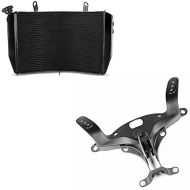 Set: Wasserkühler für Yamaha YZF-R1 04-06 Radiator Kühler + Verkleidungshalter für Yamaha YZF-R1 04-06 Verkleidungshalterung_1