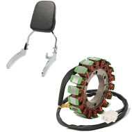 Set: Sissybar für Yamaha XV 535 Virago 88-03 Craftride chrom + Lichtmaschine Stator für Yamaha XV 535 Virago 88-03 Alternator Zaddox_1