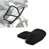 Set: Verkleidungsschutzbügel XL für BMW R 1200 GS 08-12 Tank-Sturzbügel oben + Sitzbank Bezug BMW R 1200 GS 04-12 Tourtecs Cool-Dry Mesh Ready_1