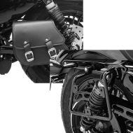 Set: Schwingentasche + Halter für Harley Sportster Forty-Eight 48 10-20 Craftride + Satteltaschenhalter für Harley Sportster Forty-Eight 48 16-20 rechts Craftride_1