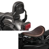 Set: Sissy Bar XS3 für Honda Rebel 500 17-21 schwarz Craftride + Solo Federsattel für Honda Rebel 500 BR3 Craftride_1