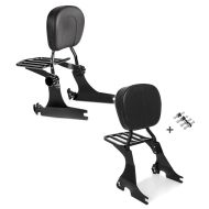 Set: Sissybar Harley Sportster 883 Iron 09-20 Craftride Fast Driver-M Flex inkl. Gepäckträger schwarz + Sissybar für Harley Davidson Sportster 883 Iron 09-20 Craftride inkl. Gepäckträger und Docking Kit schwarz_1