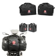 Set Aluminium Pannier Inner Bags left and right and Tail bag XF60 60 Liter compatible with BMW R 1200 GS/ Adventure 04-18 + Inner liner bags compatible with BMW R 1250 / 1200 GS / Adventure 04-21 for OEM Aluminium Panniers MS1